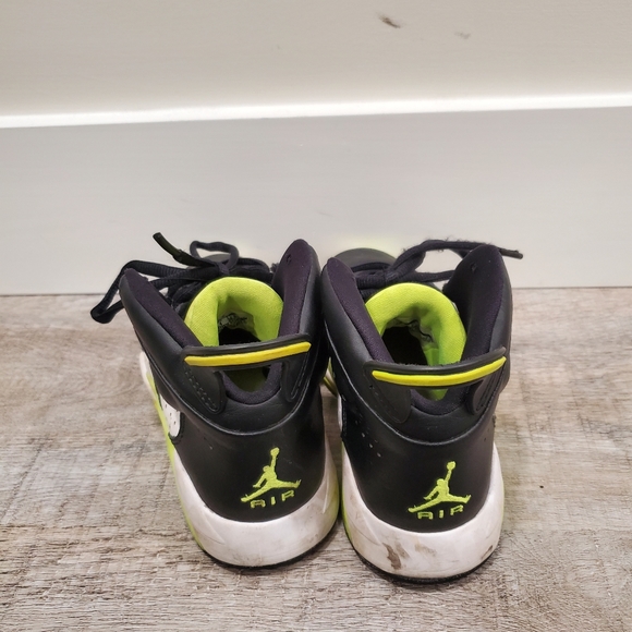 EUC Nike Air Jordan 6-17-23 GS Black Volt Basketball Sneakers Size 4½ Youth - Picture 5 of 8